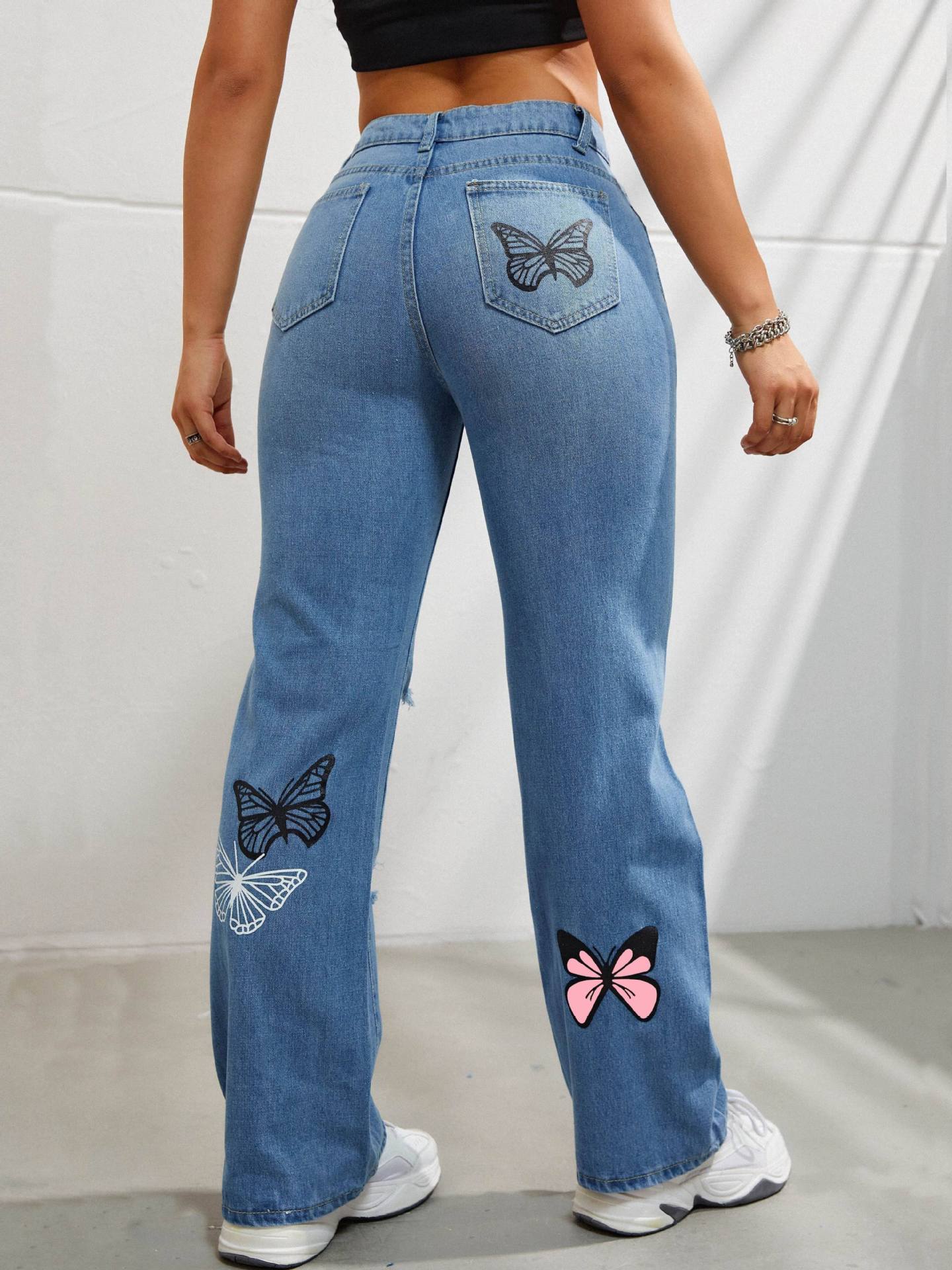 VANESSA™ | Jean papillon déchiré