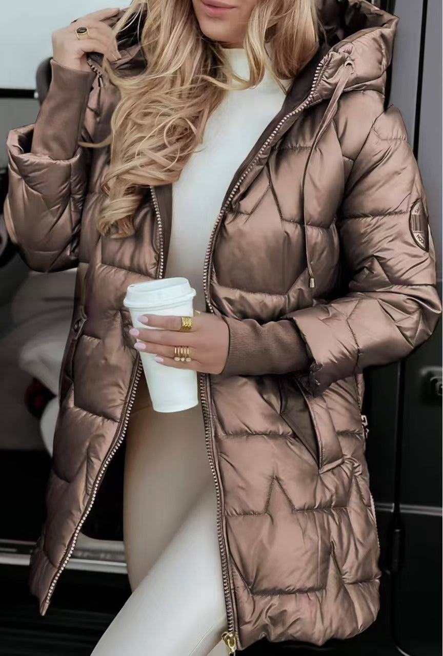 ELINE™ | Veste matelassée capuche