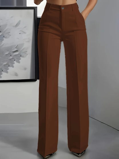 Pantalon Taille Haute Élégant LUXIA
