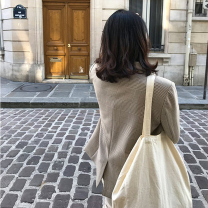 CLARA™ | Blazer à carreaux rétro