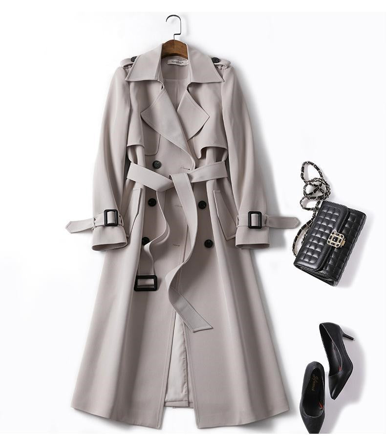 INÈS™ | Trench croisé longueur midi