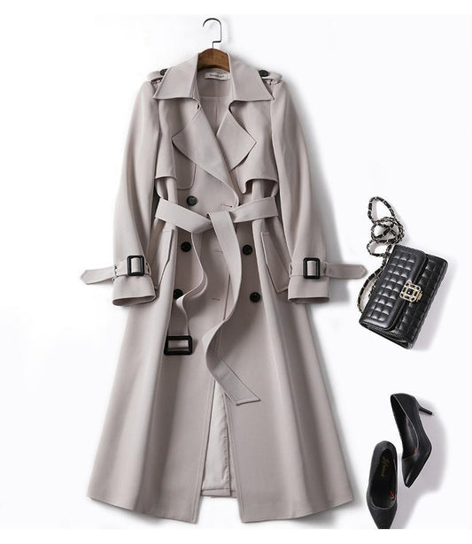 INÈS™ | Trench croisé longueur midi