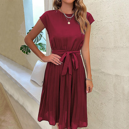 JOSÉPHINE | Robe plissée ceinturée