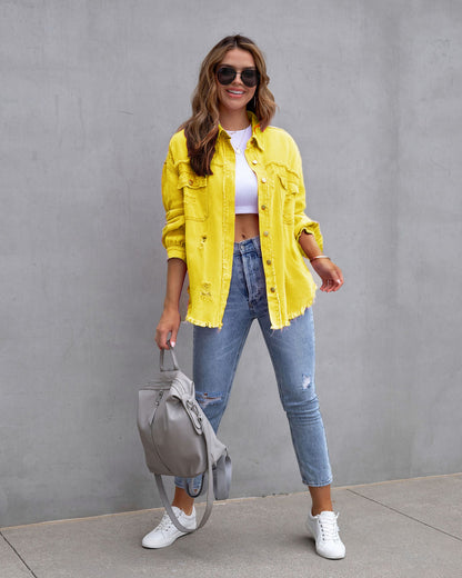 LOLA™ | Veste-chemise déchirée