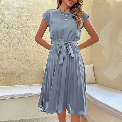JOSÉPHINE | Robe plissée ceinturée