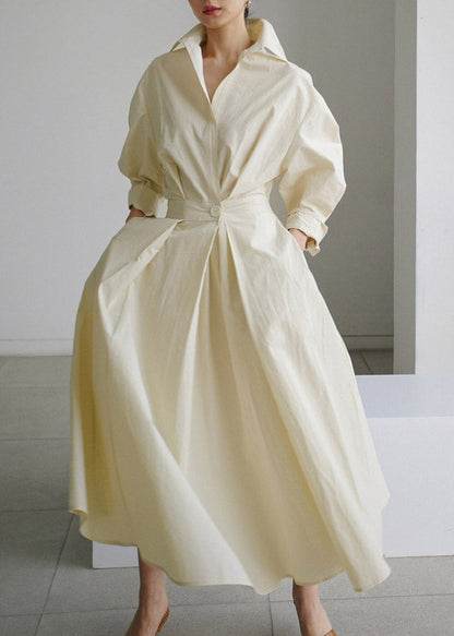 IRIS™ | Robe fluide à manches longues et taille élastique