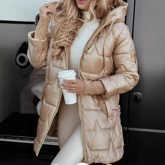 ELINE™ | Veste matelassée capuche