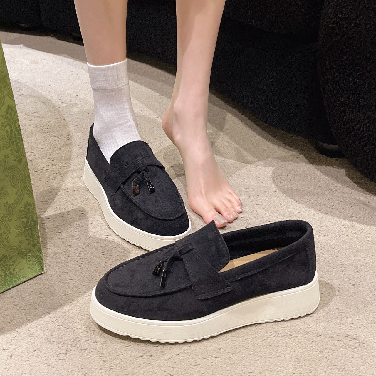 LOLA™ | Chaussures oversize plateforme caoutchouc