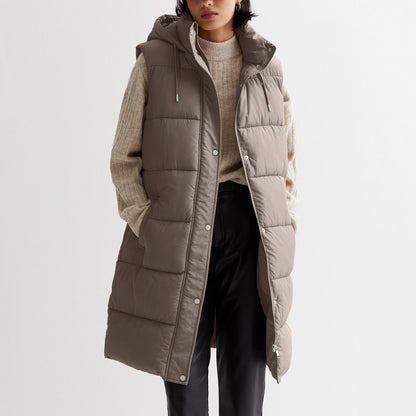 SELMA™ | Gilet long à capuche