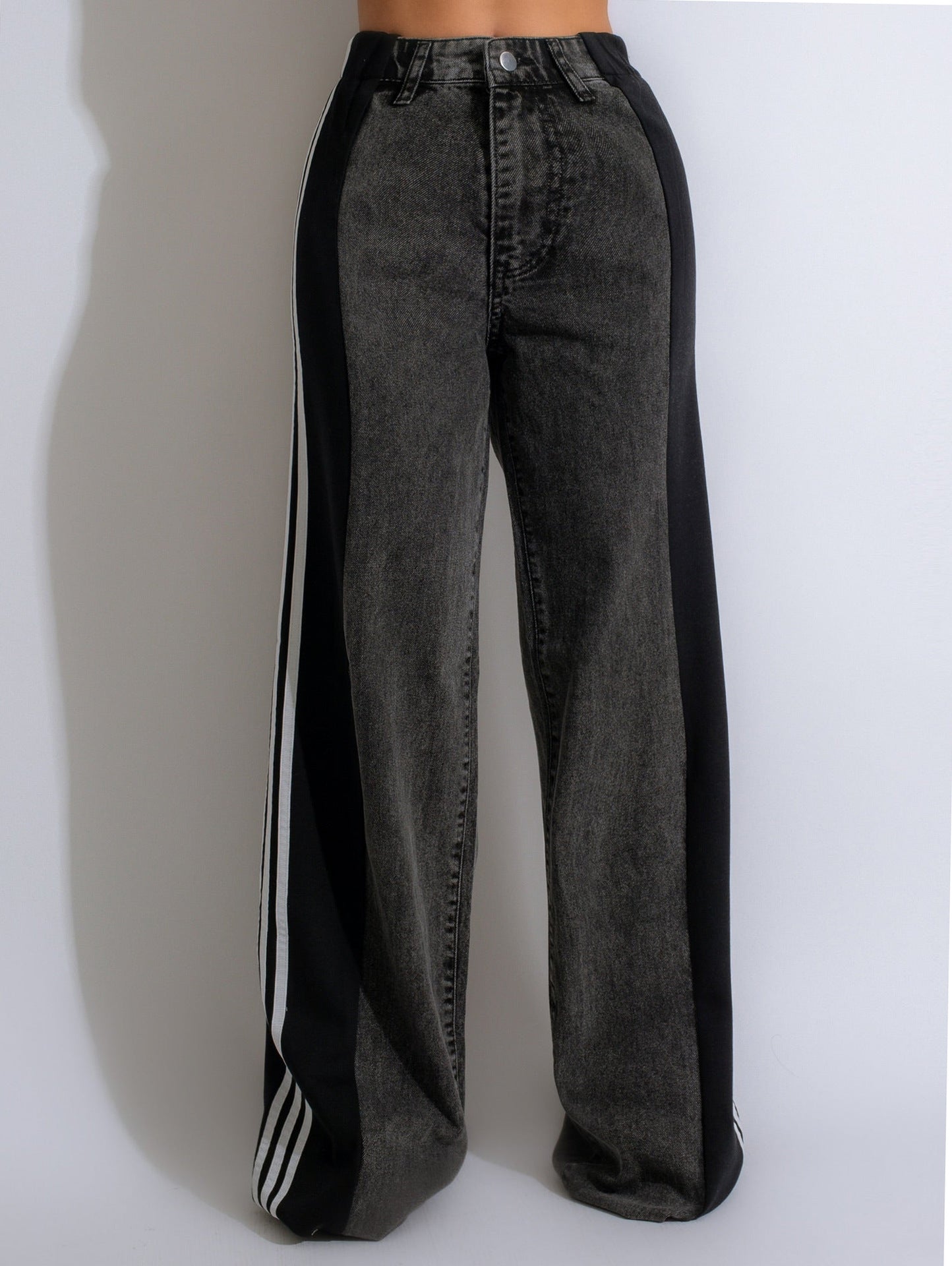 Pantalon Streetwear à Bandes Latérales – Confort & Style Urbain