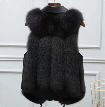 LÉA™ | Gilet court en fourrure artificielle