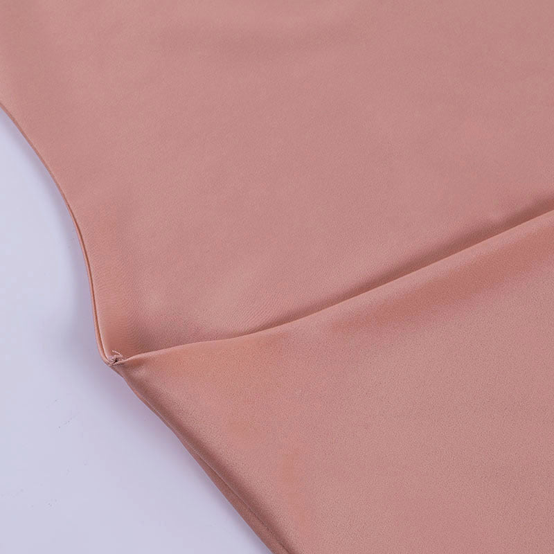 ELISE™ | Robe satinée dos nu