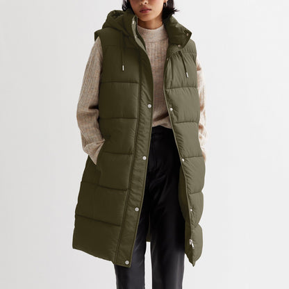 SELMA™ | Gilet long à capuche