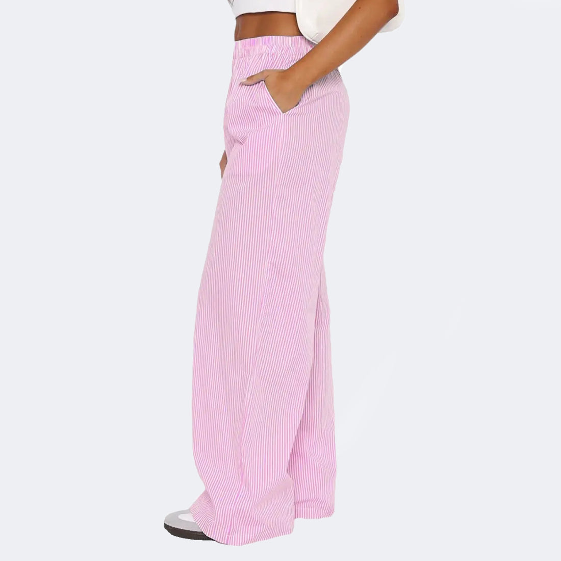 ABIGAIL™ | Pantalon rayé à poches