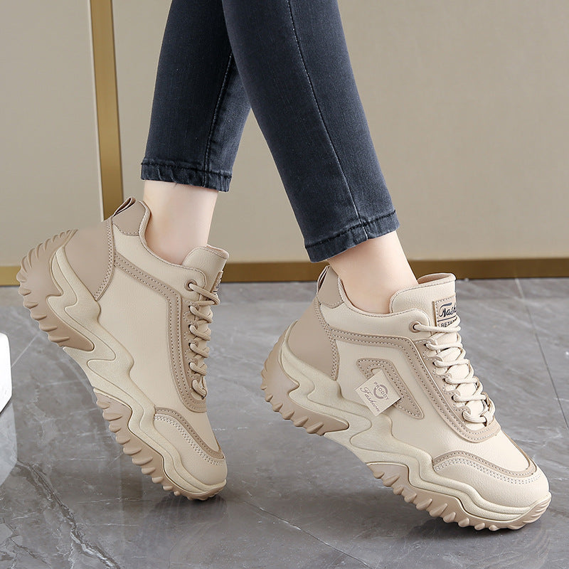 LÉNA™ | Baskets dad shoes montantes