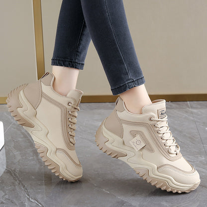 LÉNA™ | Baskets dad shoes montantes