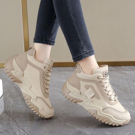 LÉNA™ | Baskets dad shoes montantes
