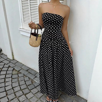 MARION™ | Robe à pois off-shoulder