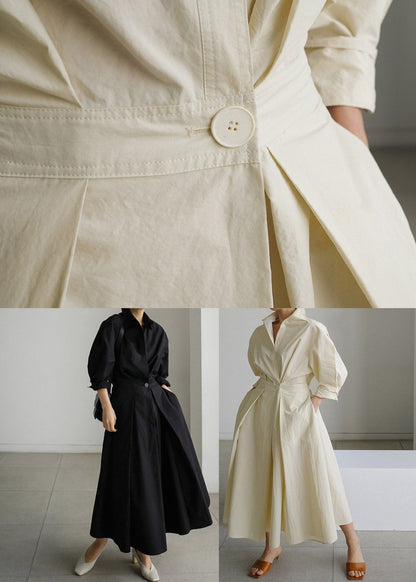 IRIS™ | Robe fluide à manches longues et taille élastique