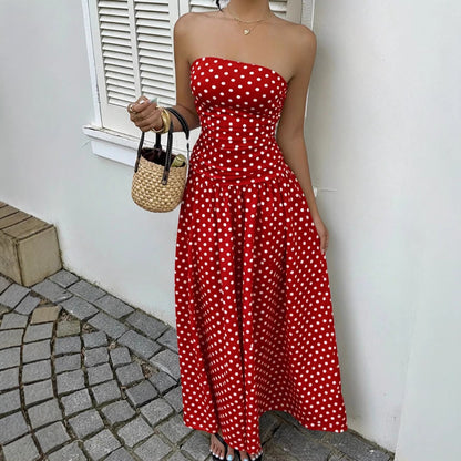 MARION™ | Robe à pois off-shoulder