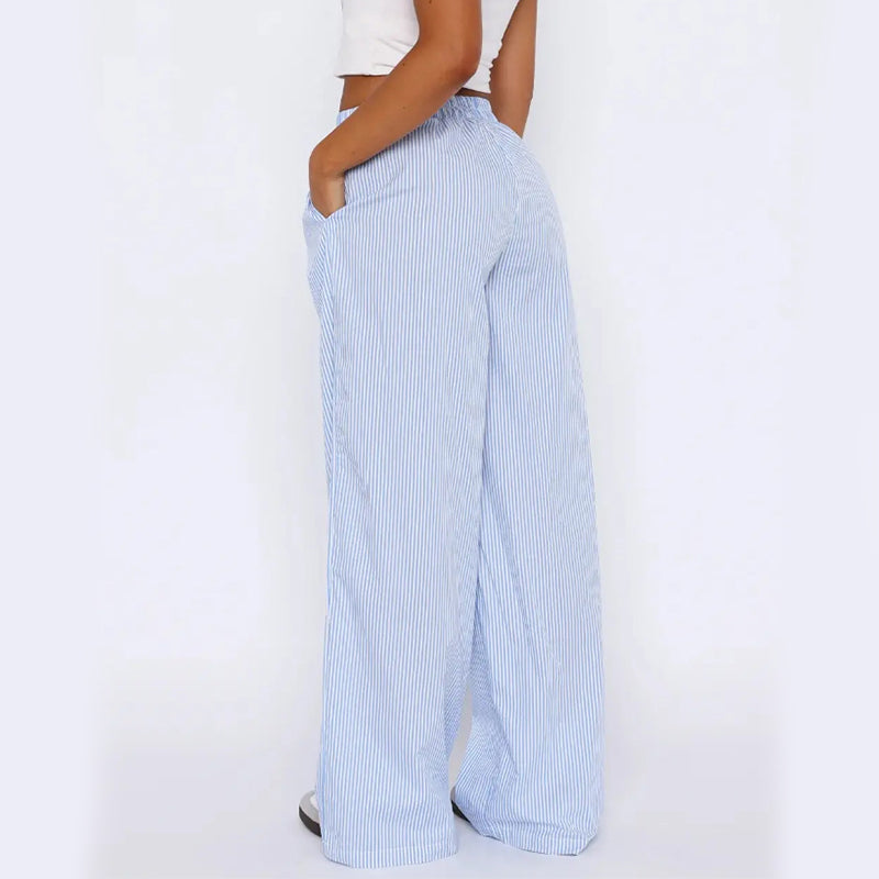 ABIGAIL™ | Pantalon rayé à poches