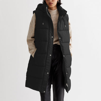 SELMA™ | Gilet long à capuche