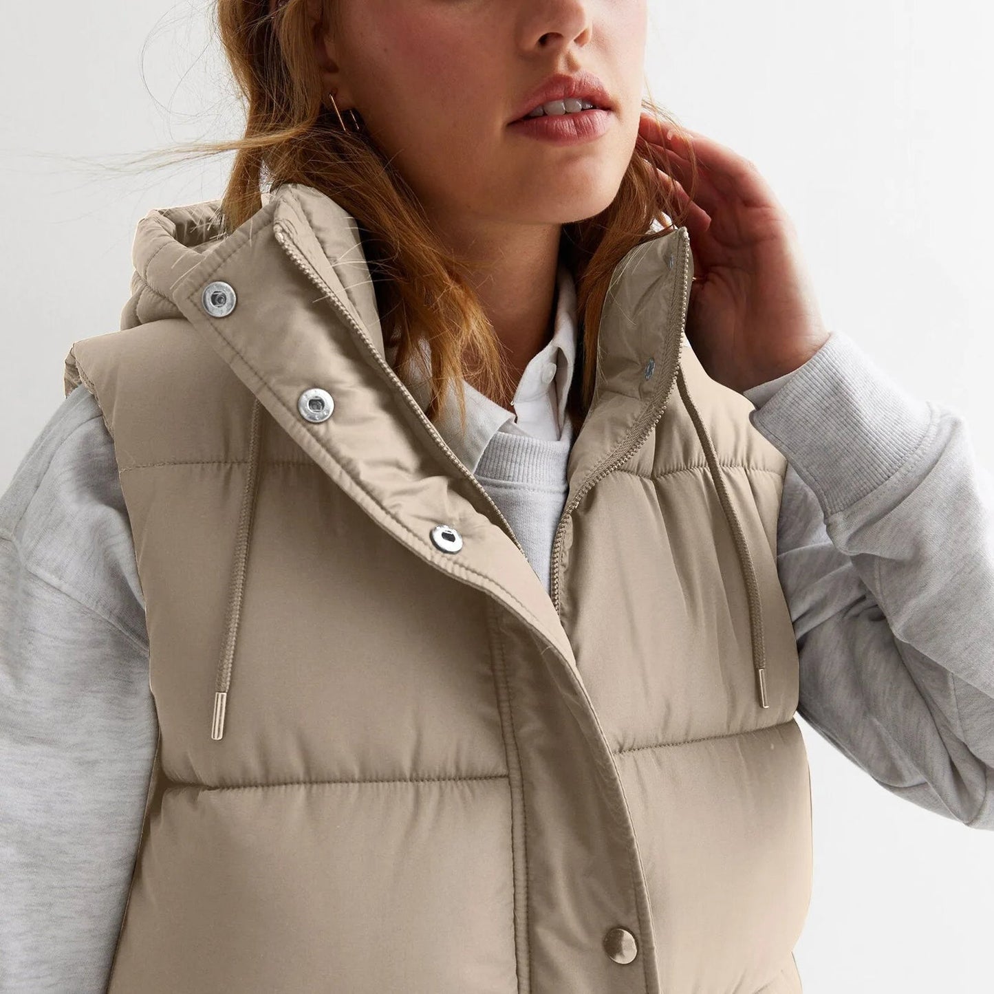 SELMA™ | Gilet long à capuche