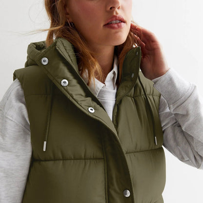 SELMA™ | Gilet long à capuche