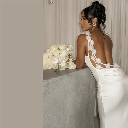 IRIS™ | Robe dos nu motif floral