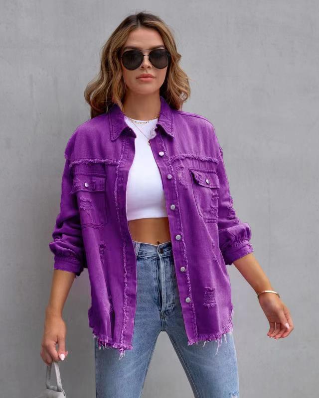 LOLA™ | Veste-chemise déchirée