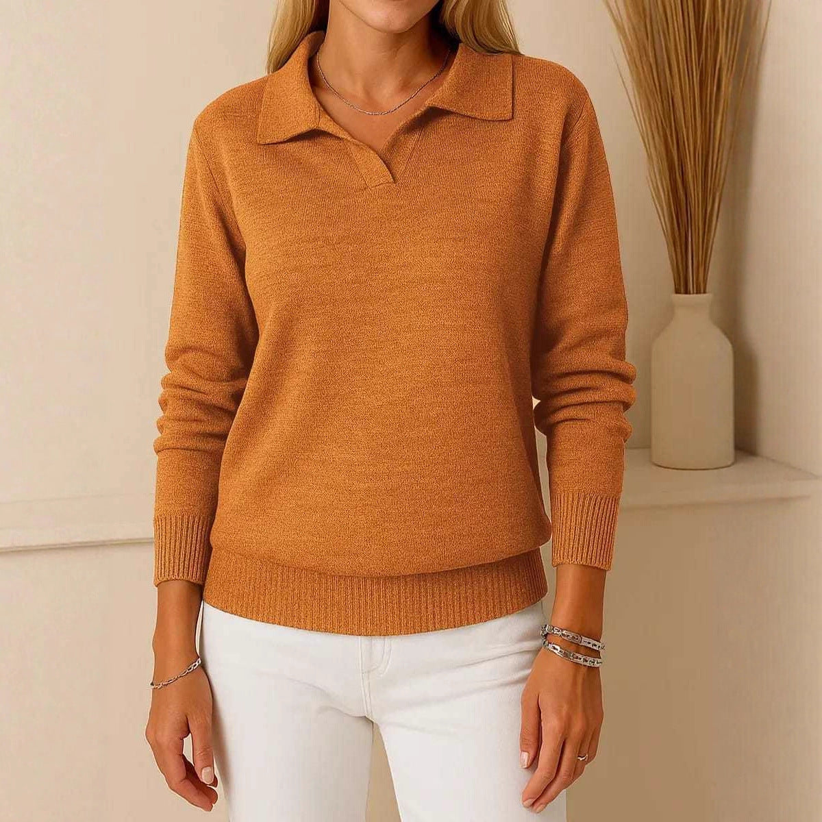 LIVIA™ | Pull loose col polo