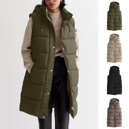 SELMA™ | Gilet long à capuche