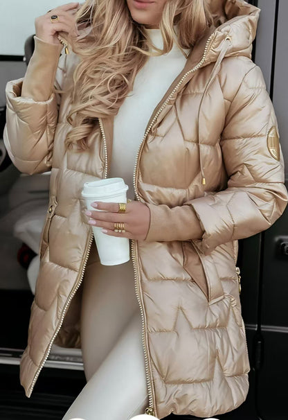 ELINE™ | Veste matelassée capuche