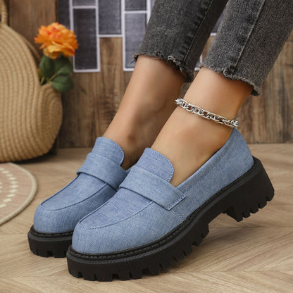 LOUISE™ | Mocassins plateforme rétro