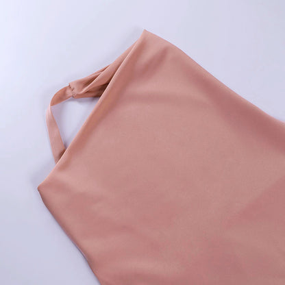 ELISE™ | Robe satinée dos nu