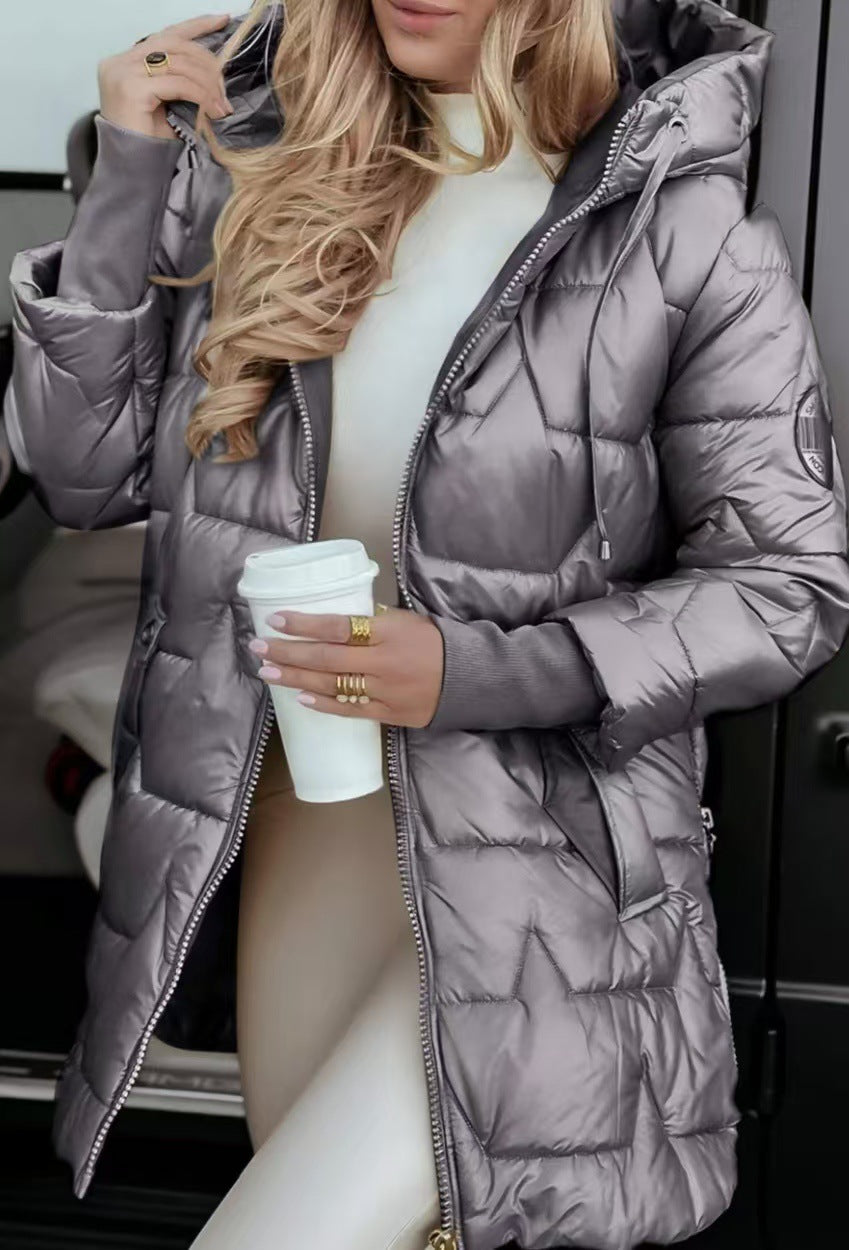 ELINE™ | Veste matelassée capuche