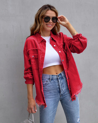 LOLA™ | Veste-chemise déchirée