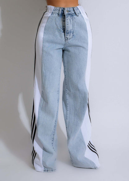 Pantalon Streetwear à Bandes Latérales – Confort & Style Urbain
