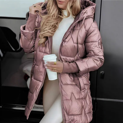 ELINE™ | Veste matelassée capuche