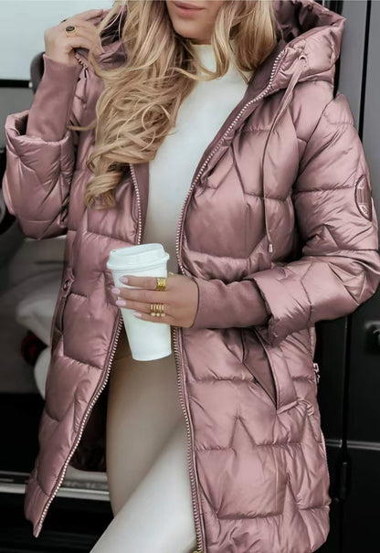ELINE™ | Veste matelassée capuche