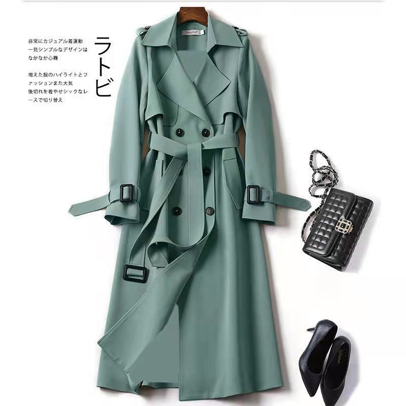INÈS™ | Trench croisé longueur midi